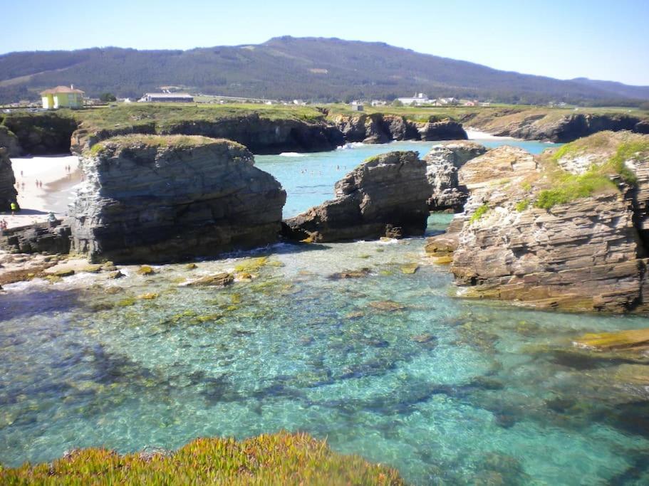 バレイロスAtico Con Vistas A La Ria Y A Fozアパートメント エクステリア 写真