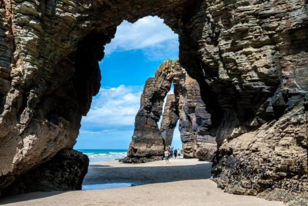 バレイロスAtico Con Vistas A La Ria Y A Fozアパートメント エクステリア 写真